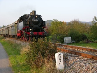 Wieslauftalexpress historischer Zug