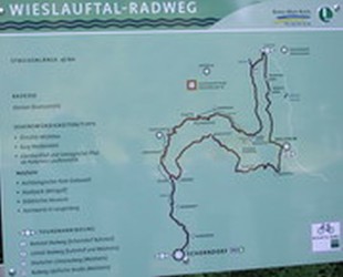 Wieslauftalradweg Übersicht