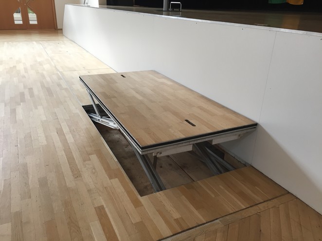 zusätzliches Bühnenelement